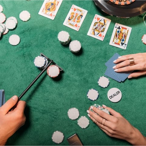 people playing at casino party people playing at casino party